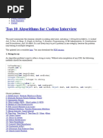 Top 10 Algorithms for Coding Interview.pdf