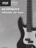 Behringer Metodo de Bajo