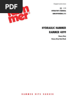 Rammer 4099 Operator's Manual