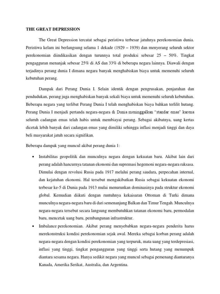 Latar Belakang Terjadinya Krisis PDF