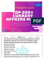 Top 200 CA October MCQ PDF 2019 PDF
