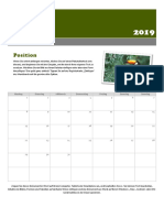 Photo Calender Template