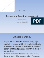 Chapter1 - Brands and Brand Management