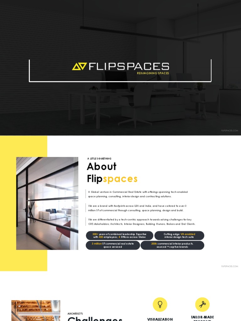 Flipspaces Architect Editable | PDF | Architect | Interior Design