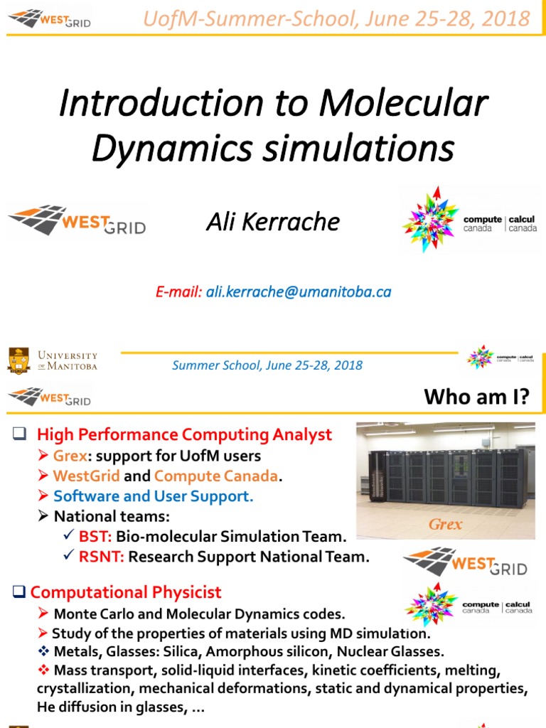 Lammps MD Slides | PDF | Molecular Dynamics | Deformation (Mechanics)