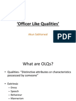 Officer Like Qualities