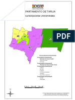 Tarija Mapa Departamental