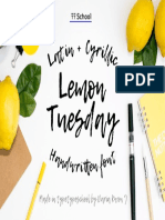Lemon Tuesday Freefont PDF