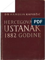 Hercegovacki Ustanak 1882 Godine - Hamdija Kapidzic