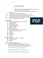 Cell Structure Answer