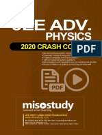 Crash Course JEE Main Advanced Sample eBook 