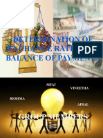 Determination of Exchange Rates and Balance of Payments