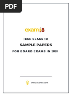 Computer Applications Sample Paper ICSE 2020 PDF