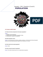 Population Quetions