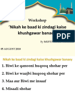 ZM - Workshop.nikah Ke Baad Ki Zindagi Kaise Khushgawar Banaey PDF