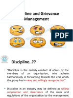 2.2 Discipline and Grievance Management