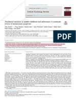 Attachment Measures in Middle Childhood and Adolescence A Systematic