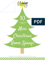 10 Mini Christmas Room Sprays