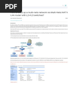 How to build up a multi-nets network via Multi-Nets NAT feature on TP-Link router with L2 _L3 switches    TP-Link