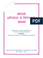 Anuar Liturgic Si Tipiconal - 2020 PDF