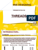 Machine Designing: Threads