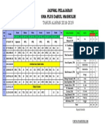 Jadwal Pelajaran Sma