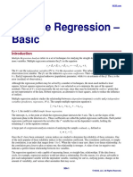 Multiple Regression-Basic