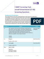 Kings County SBIRT Screening Tool