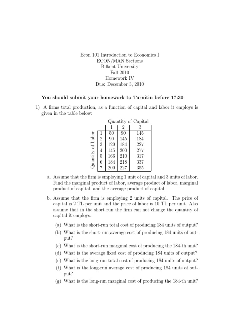Econ101 101 hw4 | PDF