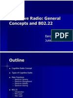 Cognitive Radio: General Concepts and 802.22