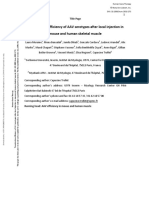 Transduction Efficiency of AAV Serotypes After Local Injection in Mouse and Human Skeletal Muscle