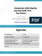 Query Optimization With MySQL 8.0 and MariaDB 10.3 - The Basics - FileId - 160092 PDF
