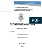 Deontología Médica