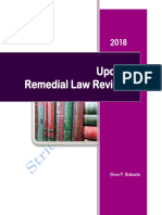 Remedial Law Reviewer 2018 Updated