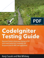 Codeigniter Testing Guide Sample PDF