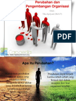 PERUBAHAN DAN PENGEMBANGAN ORGANISASI