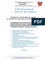 TDR Centro de Salud PDF