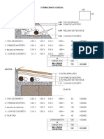 Estimación de cargas de entrepiso y azotea de 40.5m2