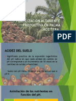 Fertilización Altamente Productiva en Palma Aceitera