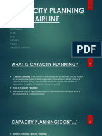 Capacity Planning in An Airline