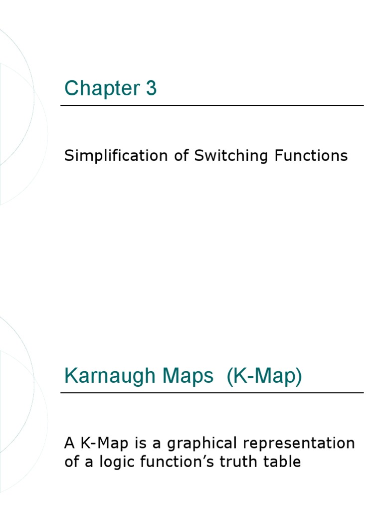 K-Map Simplification Techniques | PDF