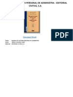 MANUAL DE GESTION PERSONAL DE ADMINISTRA - EDITORIAL CIVITAS, S.A.