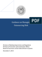 “Guidance on Managing Outsourcing Risk,” Board of Governors of the Federal Reserve System