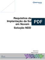 NDD Nuvem Requisitos Da Implantacao Da Solucao