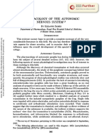 ARTICULO The Pharmacology of The Autonomic Nervous System