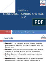 C Programming Structures, Pointers, Files and Functions