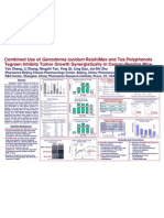 Combined Use of Ganoderma and Tegreen Inhibits Tumor Growth