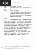 Oral Language Instruction Colombia Univ