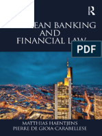 European Banking and Financial Law PDF