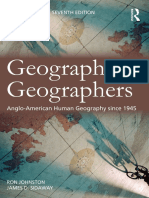 LIVRO GEOGRAFIA HUMANA Ron - Johnston - James - Sidaway - Geography - An PDF